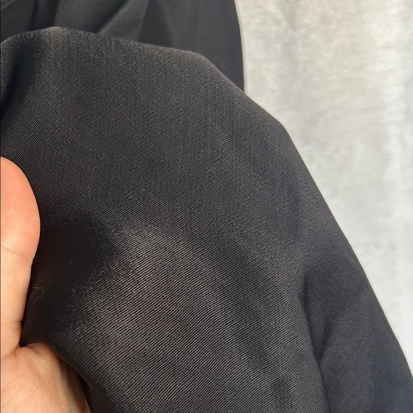 Zara Sleek Black Satin Camisole - Picture 5 of 7